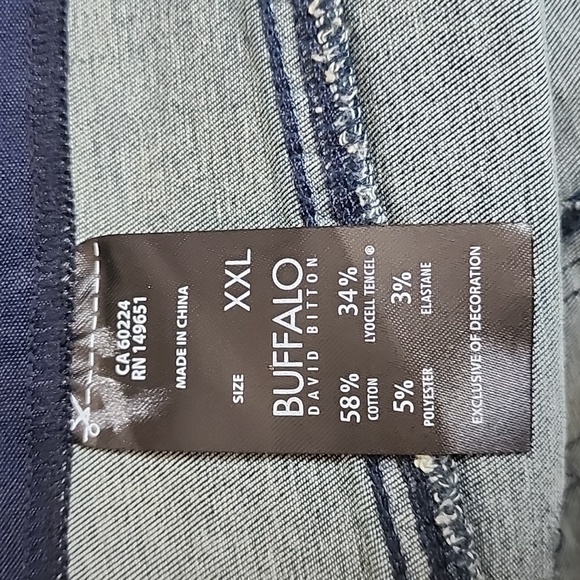 BUFFALO DAVID BITTON PULL-ON ANKLE JEGGINGS/ XXL - Picture 5 of 11